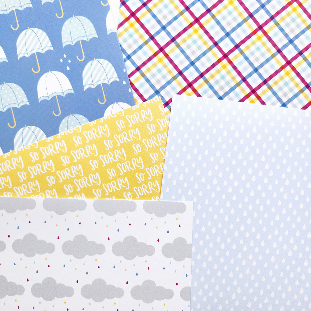 Signature Sorry Patterned Paper