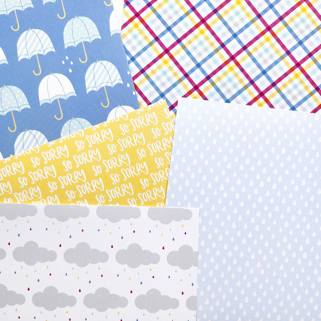 Signature Sorry Patterned Paper