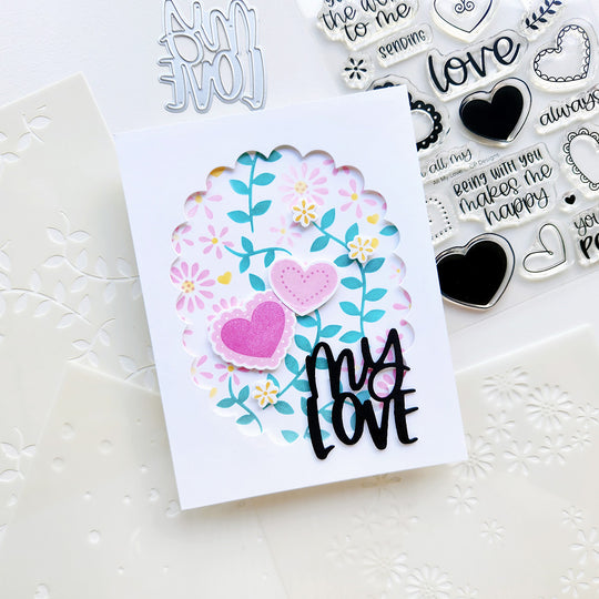 Vines in Bloom Layered Stencils