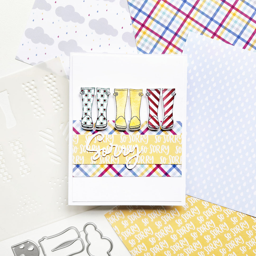 Signature Sorry Patterned Paper