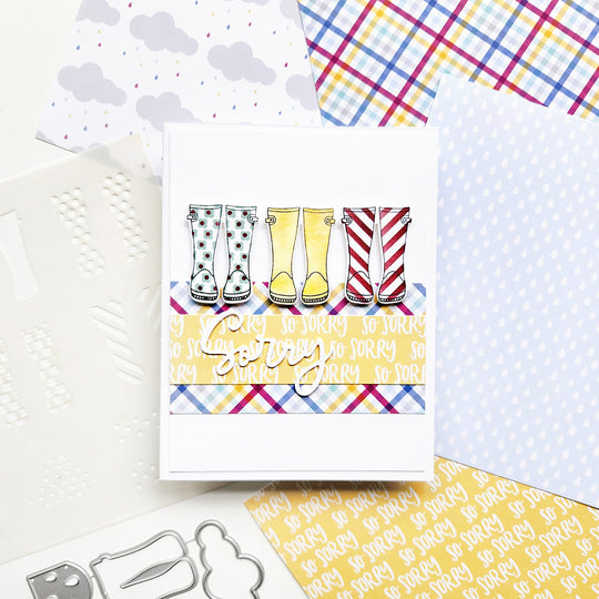 Signature Sorry Patterned Paper