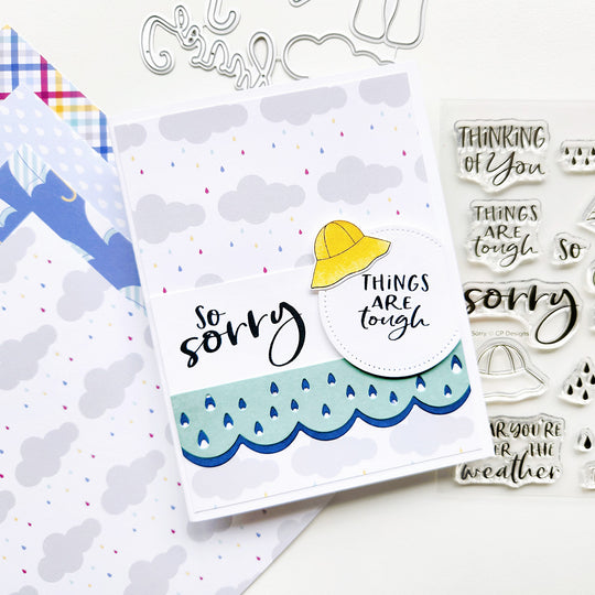 Signature Sorry Patterned Paper