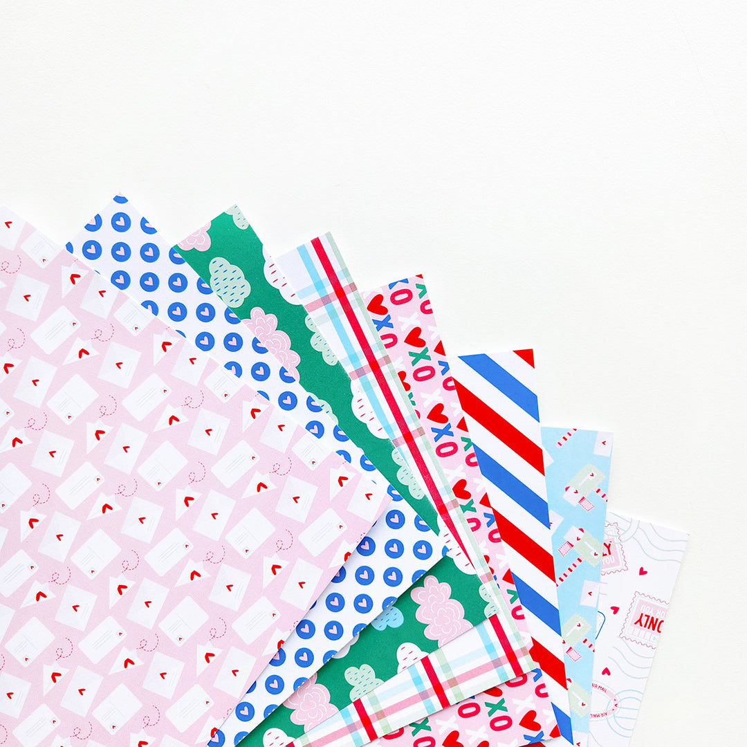 Signed Sealed Delivered Patterned Paper