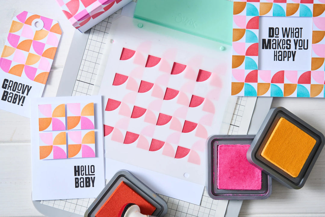 Candy Kitsch Rotating Stencil by Sizzix