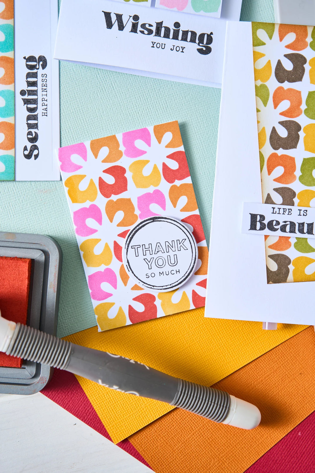 Flower Power Rotating Stencil by Sizzix