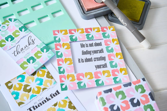 Flower Power Rotating Stencil by Sizzix