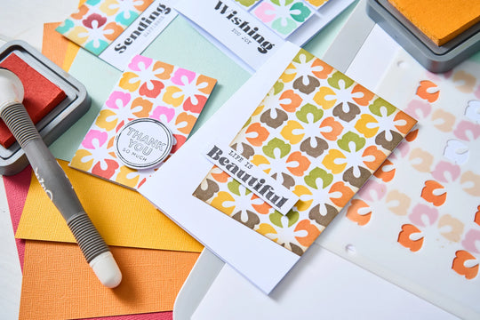 Flower Power Rotating Stencil by Sizzix