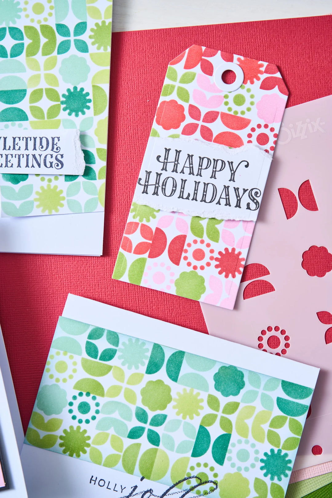 Retro Vibe Rotating Stencil by Sizzix