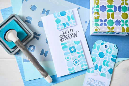 Retro Vibe Rotating Stencil by Sizzix