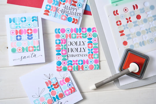 Retro Vibe Rotating Stencil by Sizzix