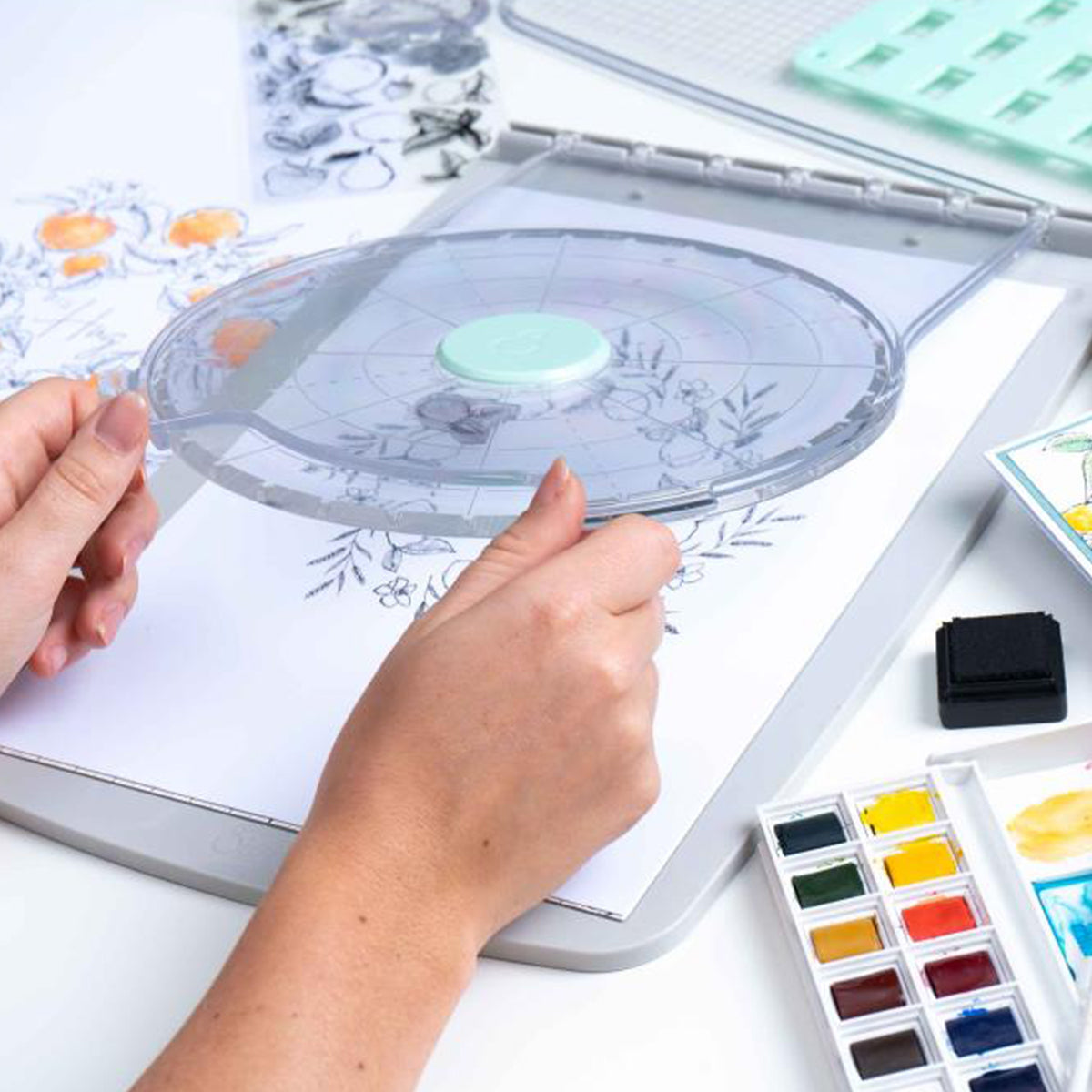Stamp and Spin Tool by Sizzix – Catherine Pooler Designs