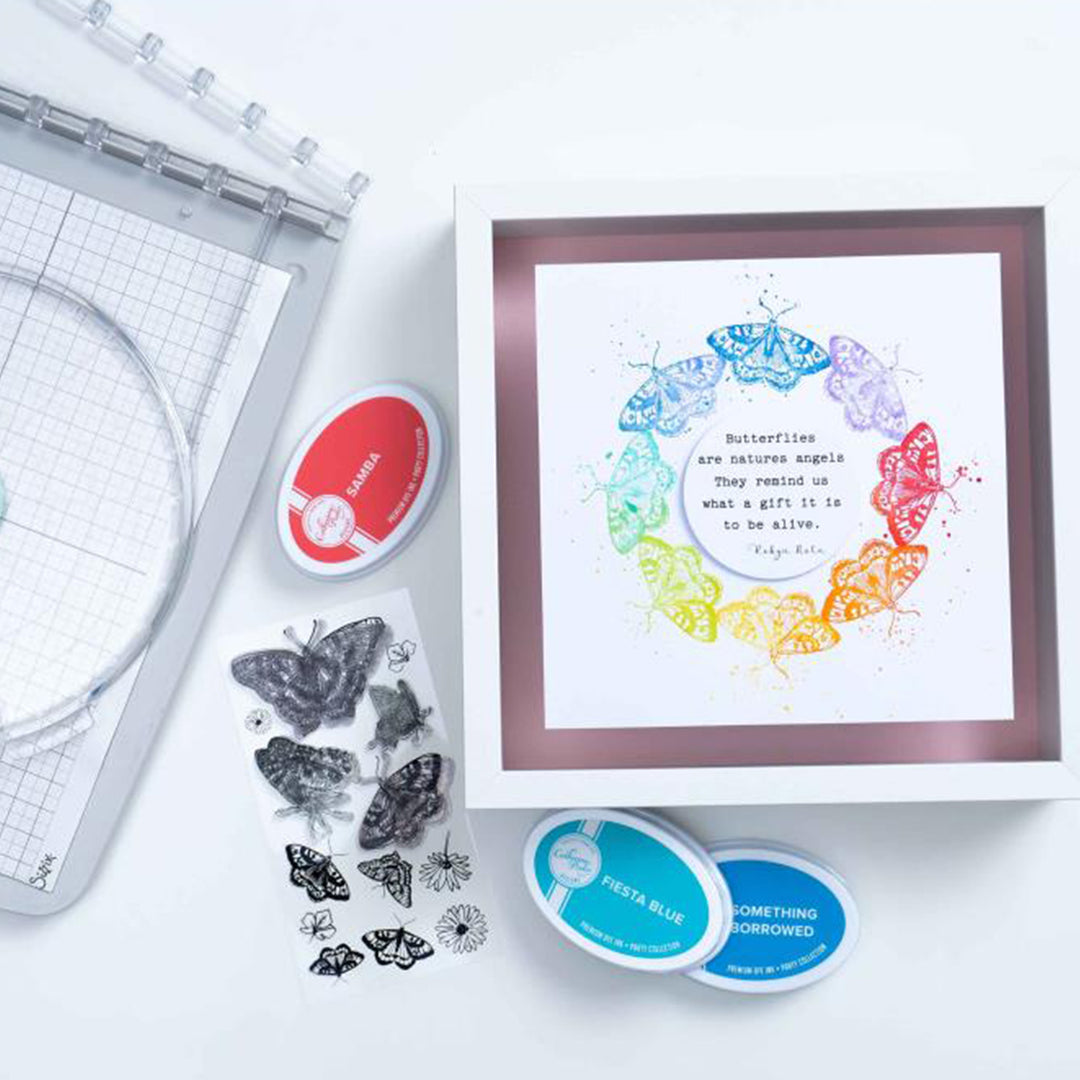 Nature Butterflies Stamp Set by Sizzix