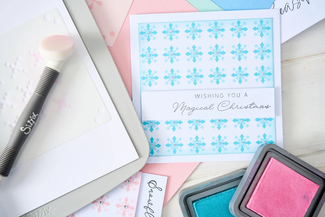 Print & Pattern Fanciful Snowflakes Layered Stencils