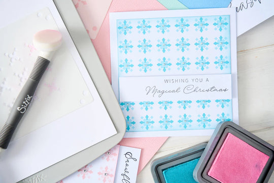 Print & Pattern Fanciful Snowflakes Layered Stencils