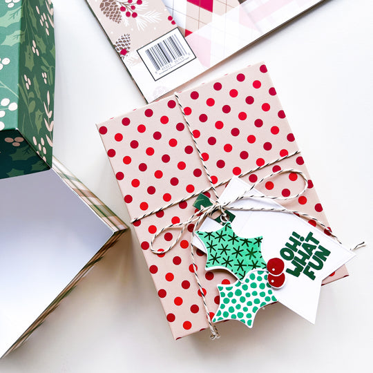 Snowflakes & Spruce 12x12 Patterned Paper