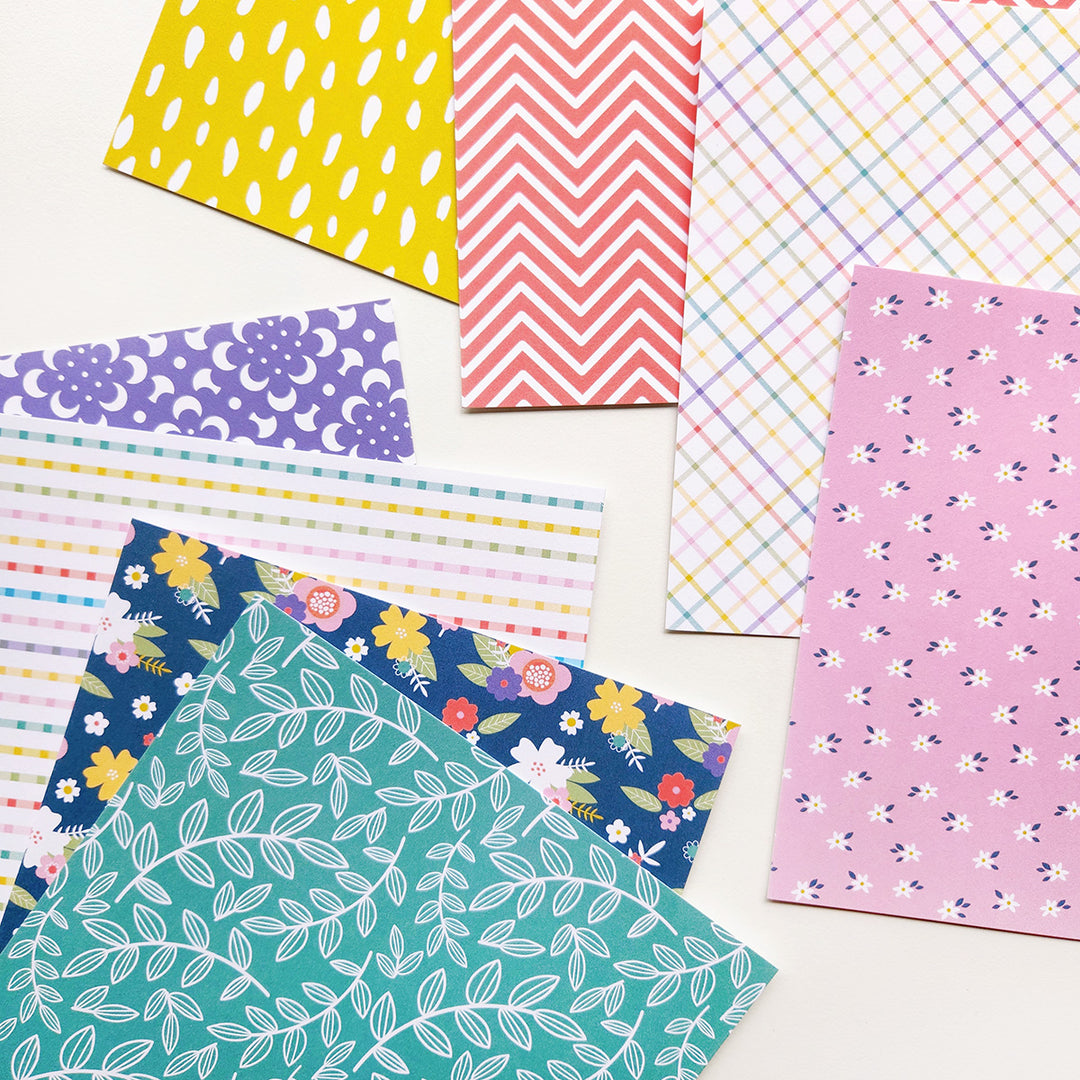 Basic Patterned Paper Spa Mix 1 Patterned Paper – Catherine Pooler Designs
