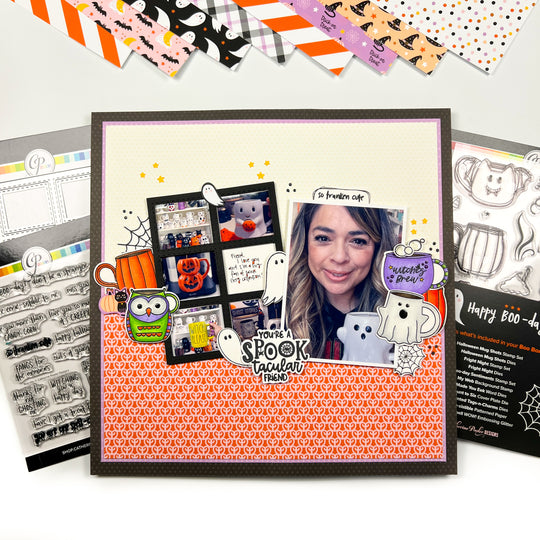 Boo Box Scrapbook Spreads with Andrea Lake