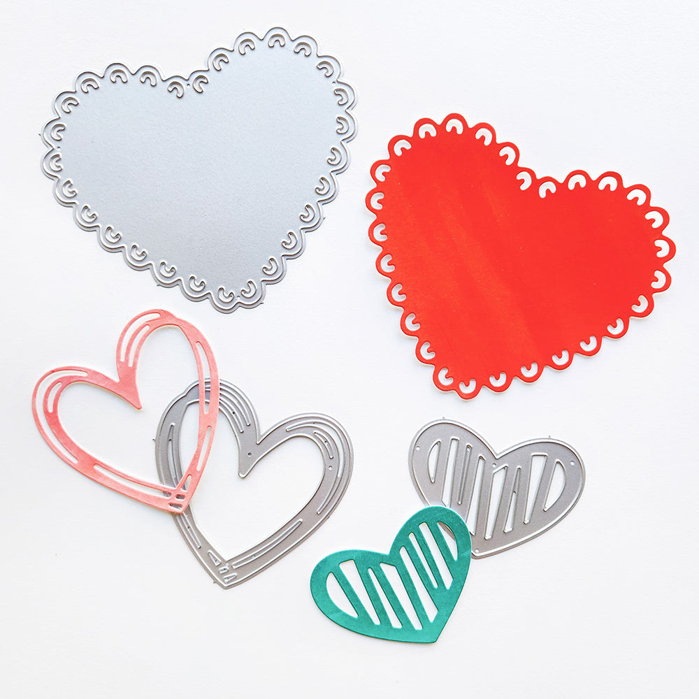 Stack of Hearts Dies