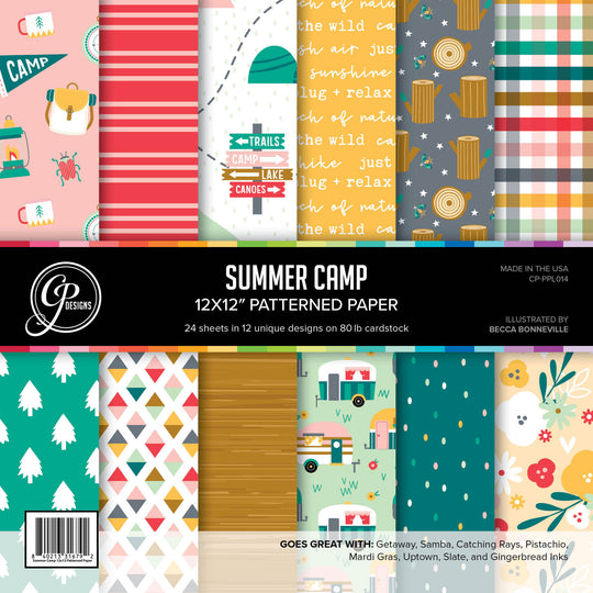 Summer Camp 12x12 Patterned Paper