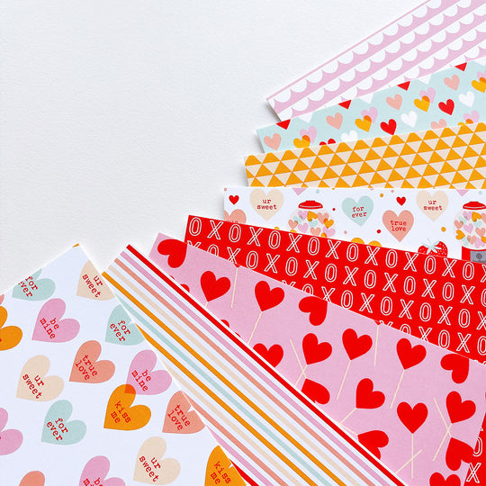 Sweethearts Patterned Paper