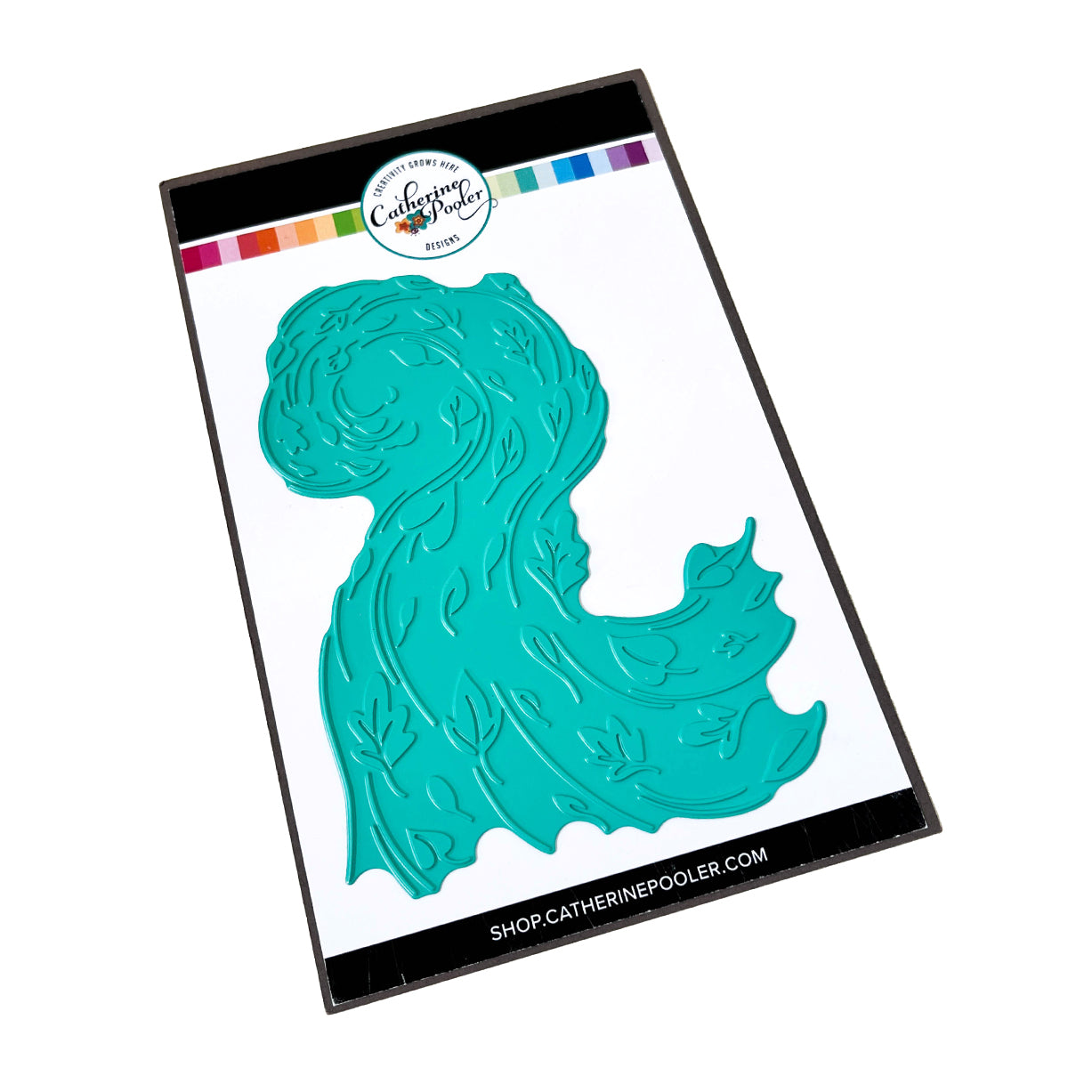Swirling Leaves Hot Foil Plate – Catherine Pooler Designs