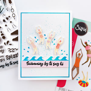 Synchronized Swimmers Stamp Set
