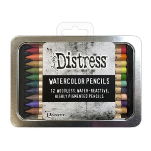 Distress Watercolor Pencils Set 4 by Tim Holtz