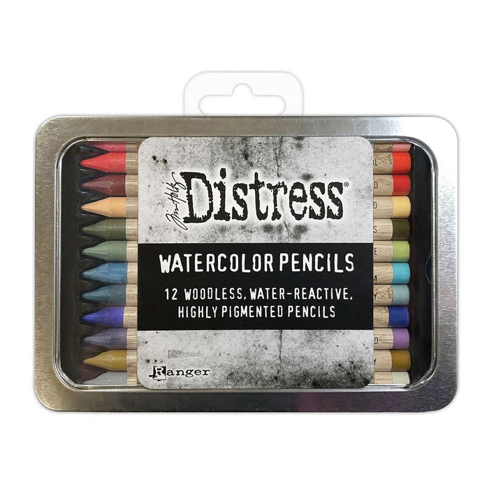 Distress Watercolor Pencils Set 6 by Tim Holtz