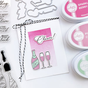 Cheers to You Sentiments  Stamp Set