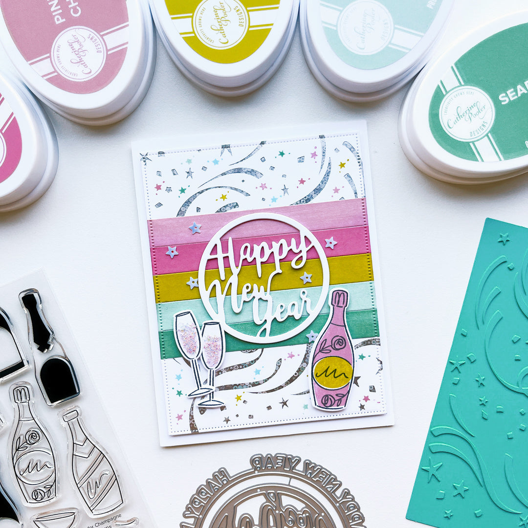 Hooray for Confetti Hot Foil Plates