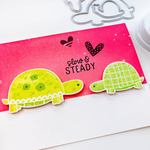 Turtles & hearts card