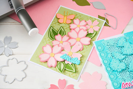 Stitched Floral Thinlits Dies by Sizzix