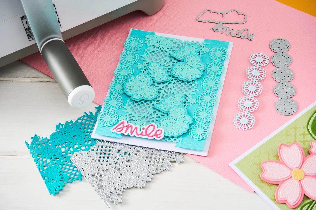 Lovely Lace Thinlits Dies by Sizzix