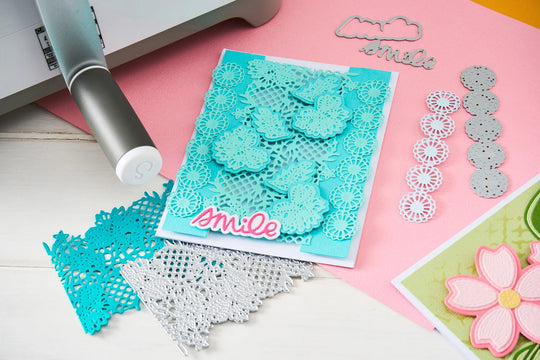 Lovely Lace Thinlits Dies by Sizzix