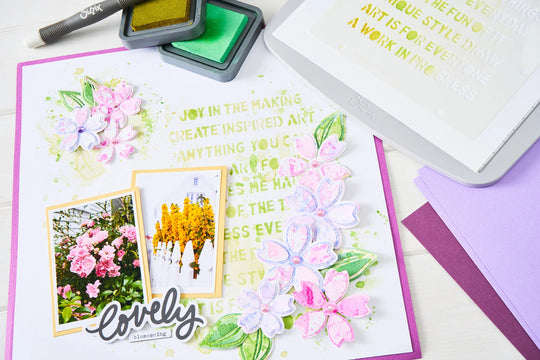 Words and Numbers Stencils by Sizzix