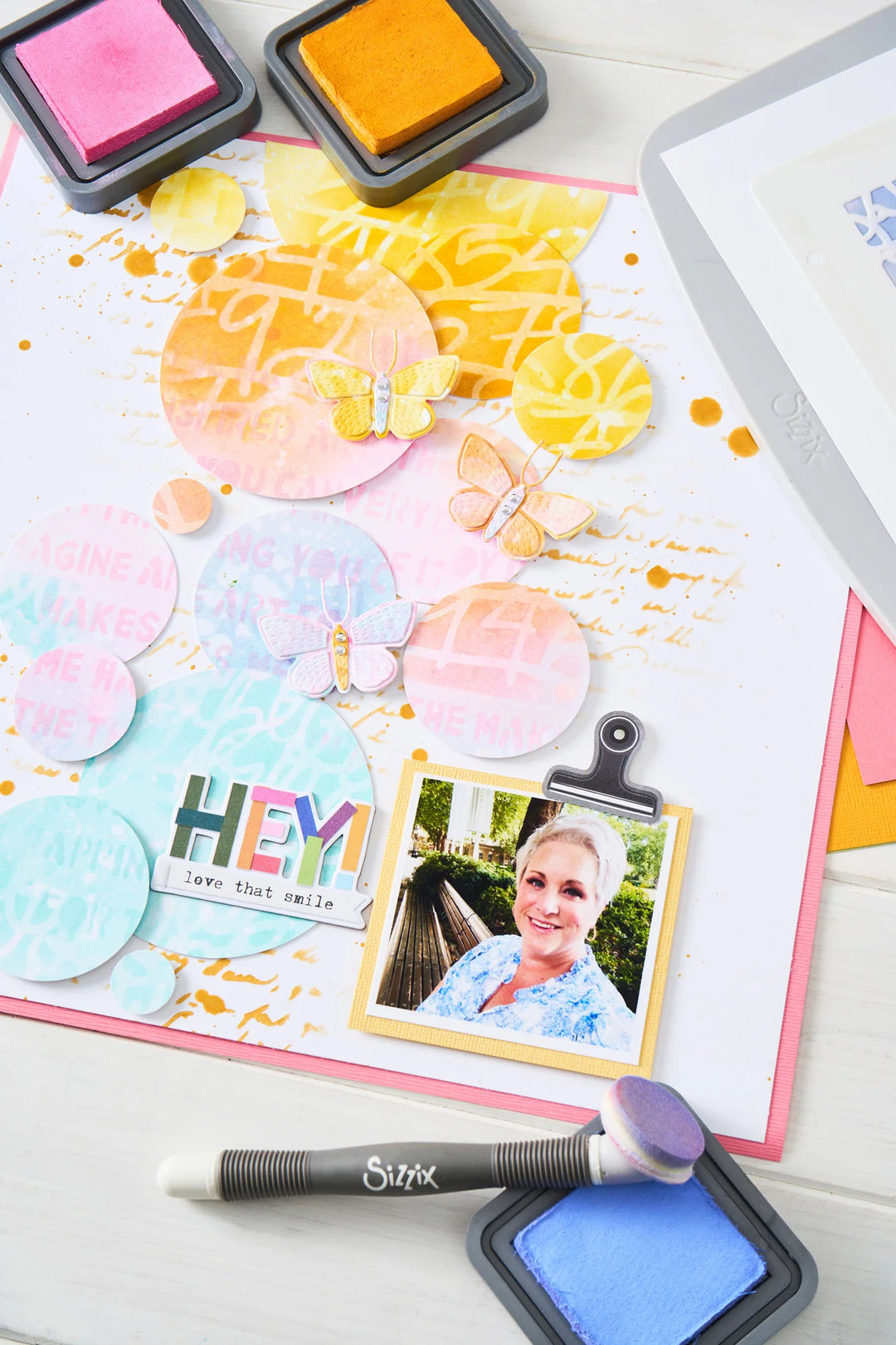 Words and Numbers Stencils by Sizzix