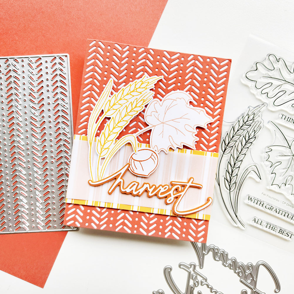 Fall Flourishes Stamp & Die Bundle
