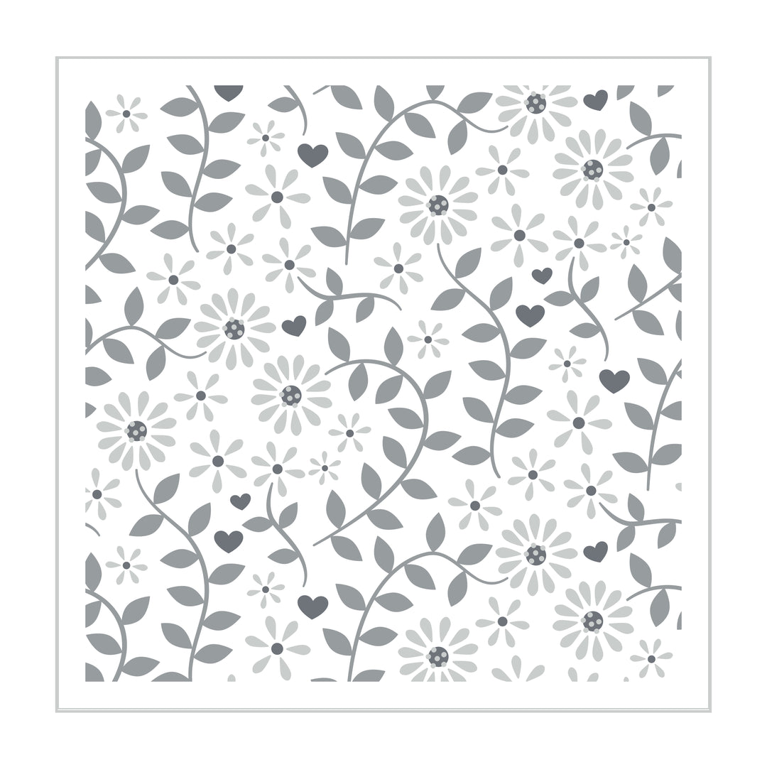 Vines in Bloom Layered Stencils