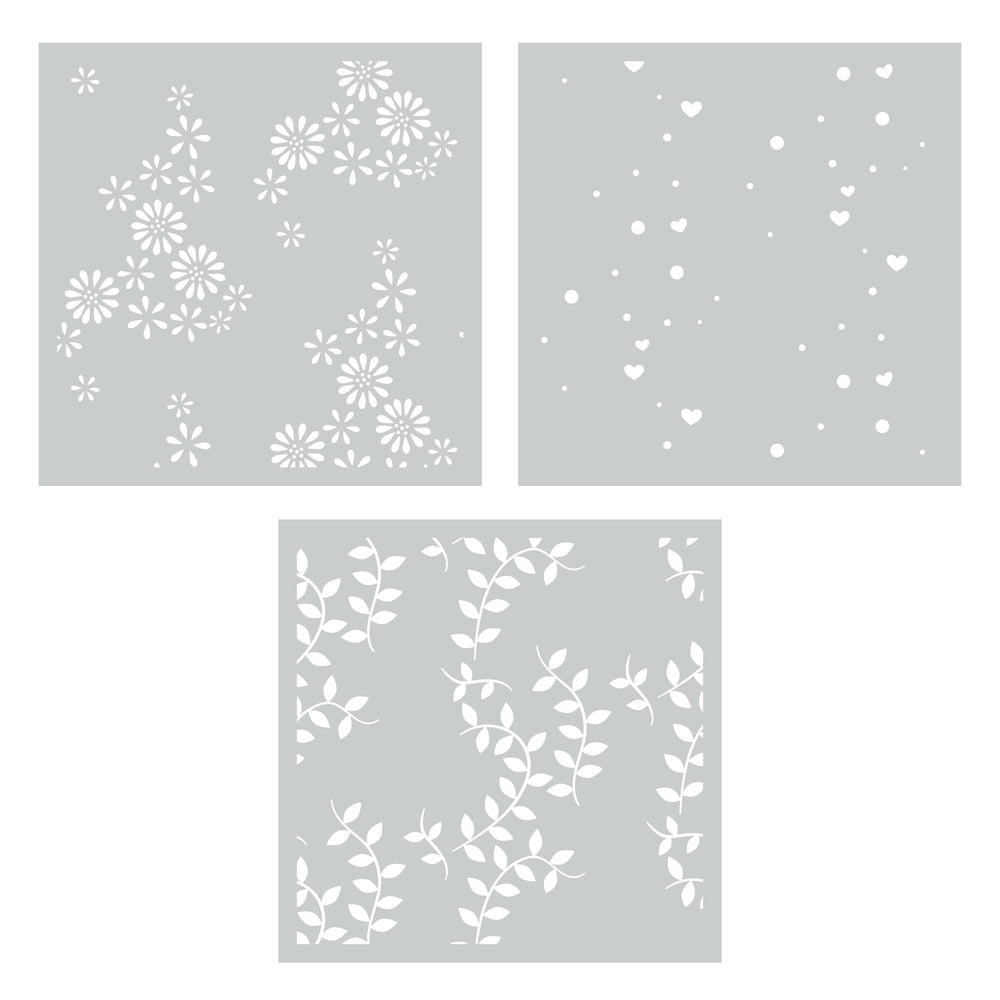 Vines in Bloom Layered Stencils