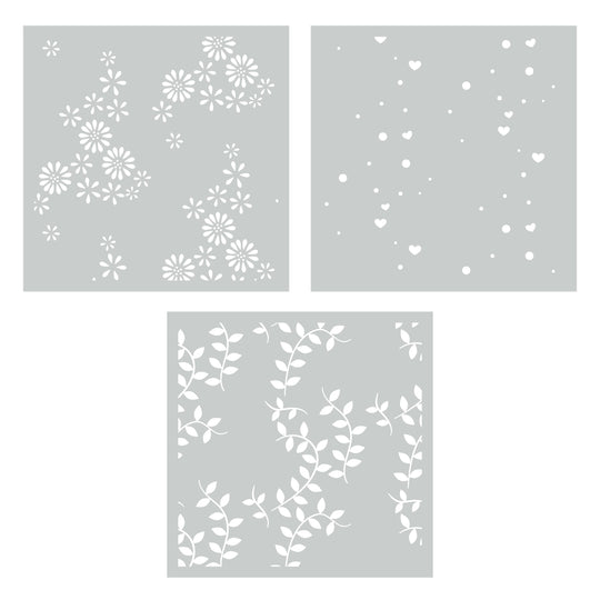 Vines in Bloom Layered Stencils