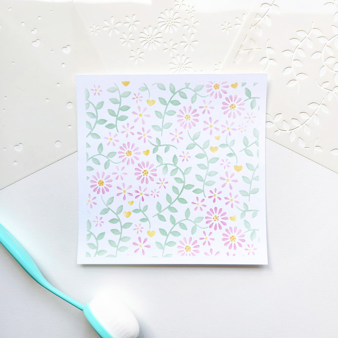 Vines in Bloom Layered Stencils