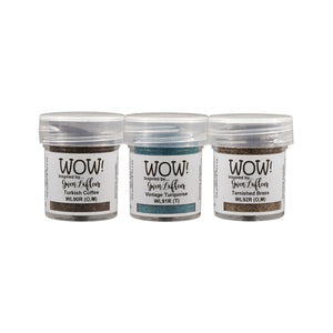 WOW Embossing Powder Coffee Trio , Catherine Pooler Collection