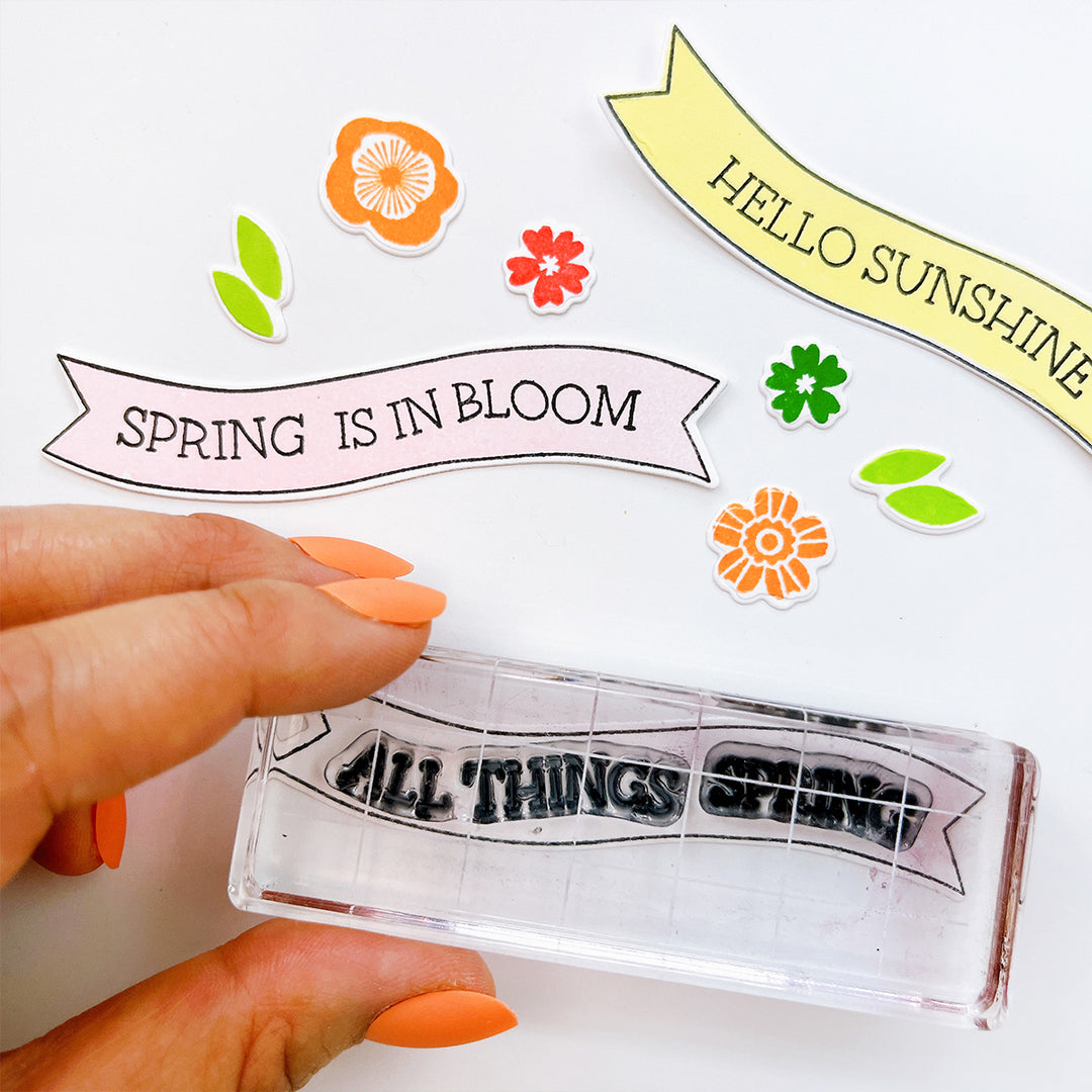 Welcome Spring Sentiments Stamp Set – Catherine Pooler Designs