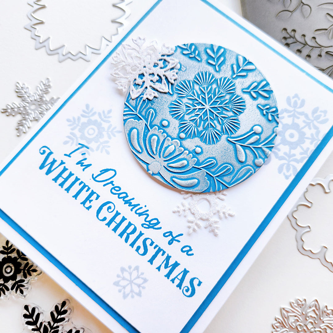 Yuletide 3-D Textured Impressions Embossing Folder