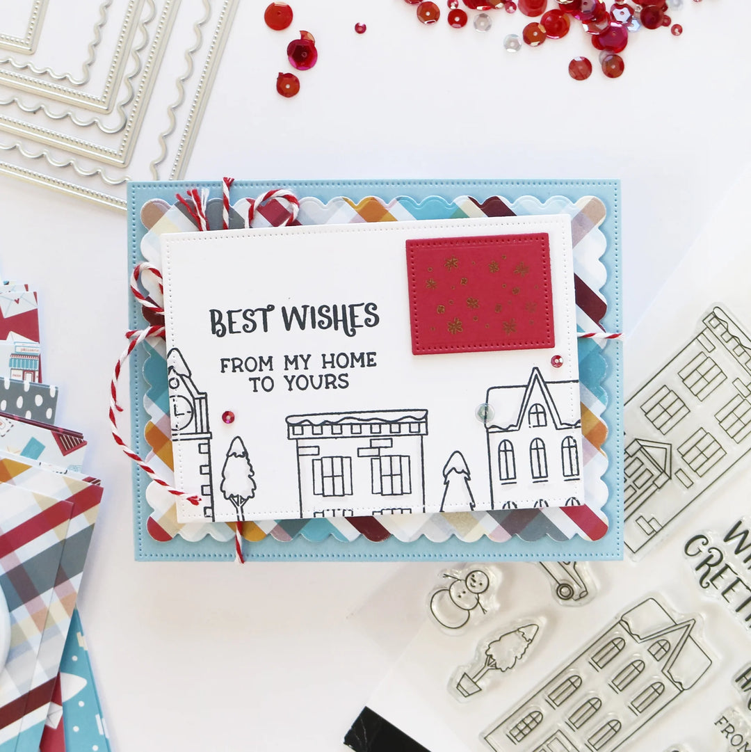 Winter on Main Street Stamp & Die Bundle