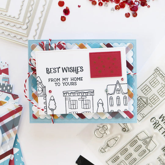 Winter on Main Street Stamp & Die Bundle