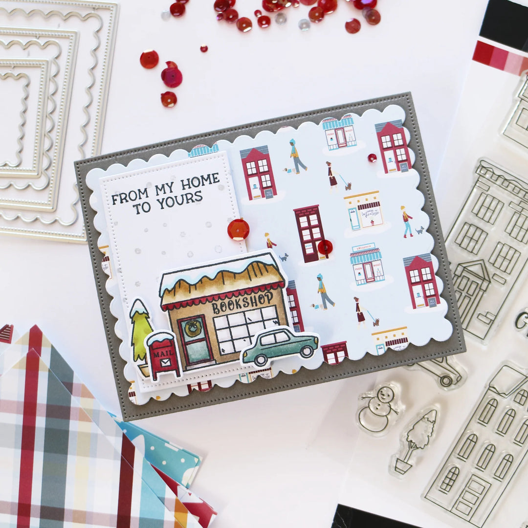 Winter on Main Street Stamp & Die Bundle