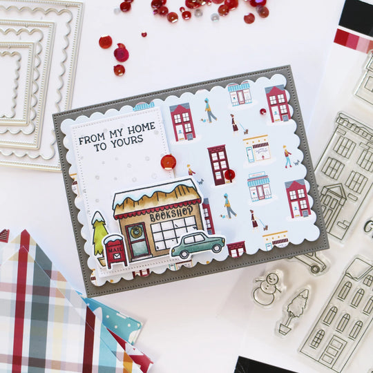 Winter on Main Street Stamp & Die Bundle