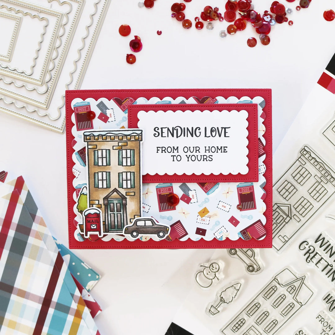 Winter on Main Street Stamp & Die Bundle