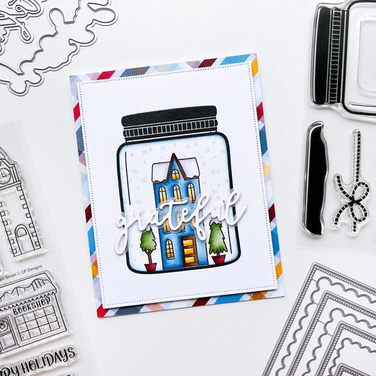 Winter on Main Street Stamp & Die Bundle